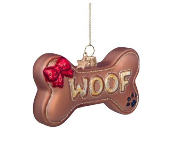 DACHSHUND CHRISTMAS ORNAMENT | WOOF | VONDELS