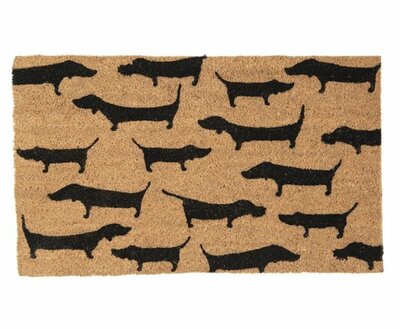 DACHSHUND DOORMAT | WITH DACHSHUNDS