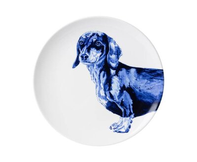 DACHSHUND WALL PLATE | THREE-PIECE