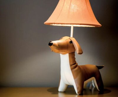 WALDI THE DACHSHUND LAMP