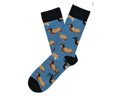 DACHSHUND SOCKS | BLUE